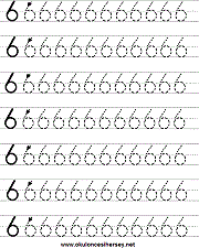 okul öncesi 7 sayısı çizgi çalışması